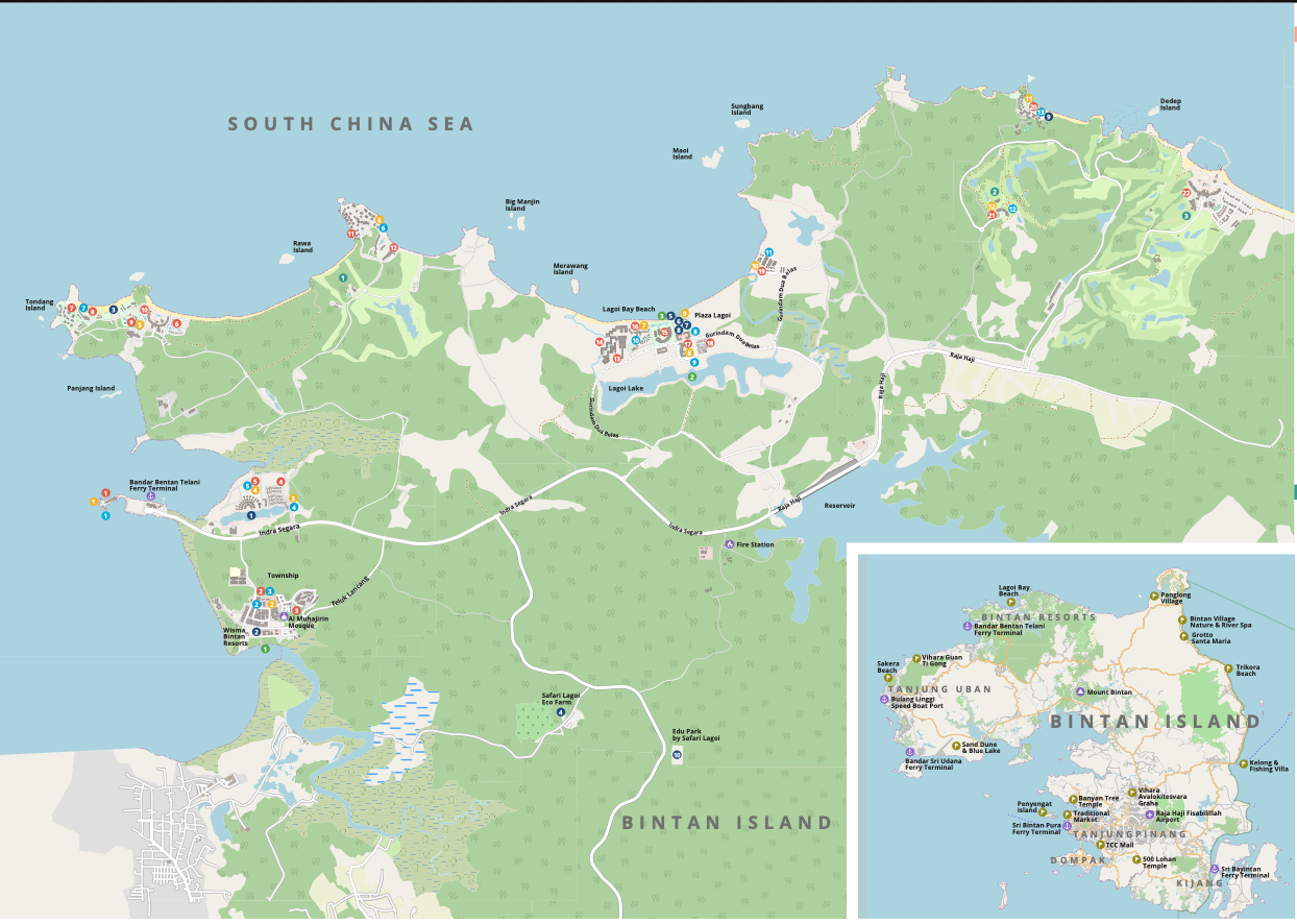 Bintan Island Map